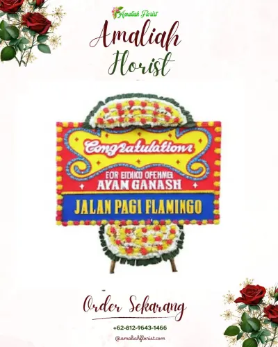 Bunga Papan Congratulation di Klebet
